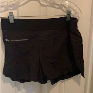 Athleta black workout shorts